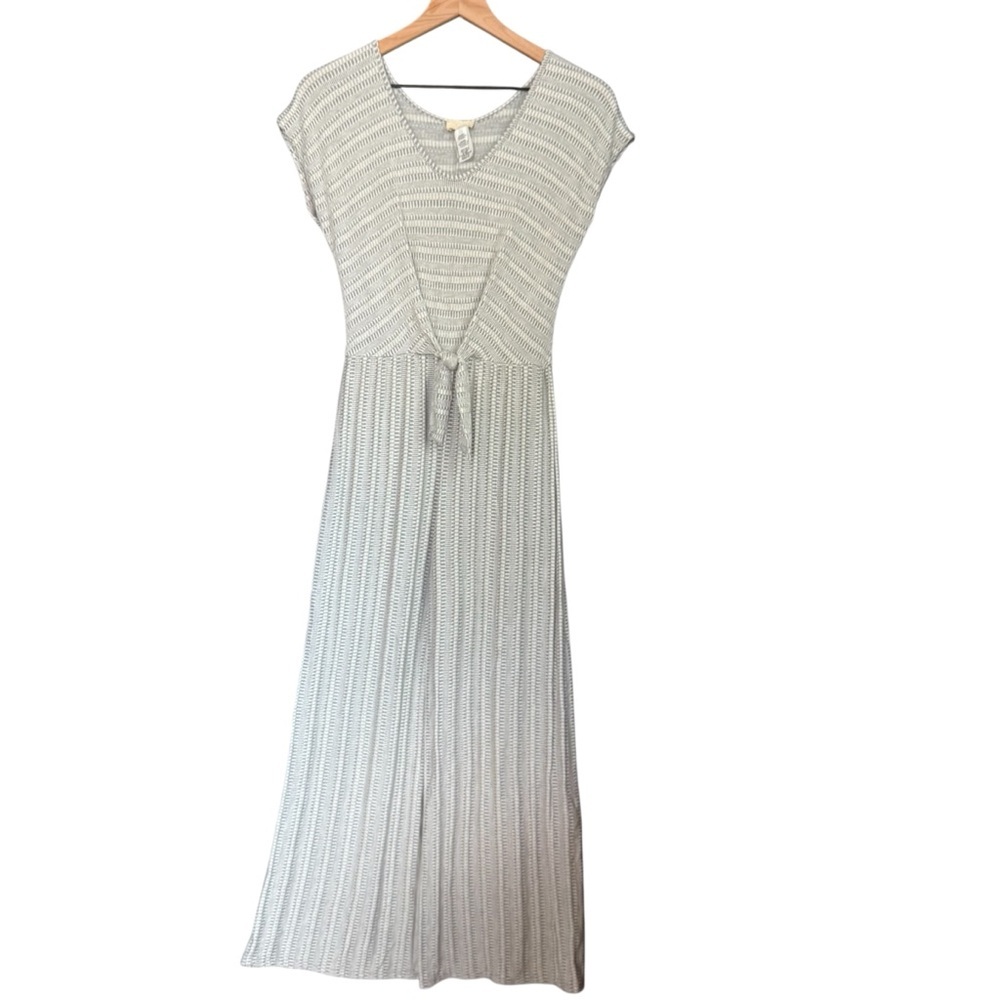 NWT Caution to the Wind Gray & White Jumpsuit